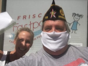 Frisco Fastpacks Mask Distribution
