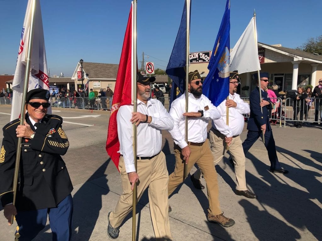 2019 Frisco Community Parade Service Flags